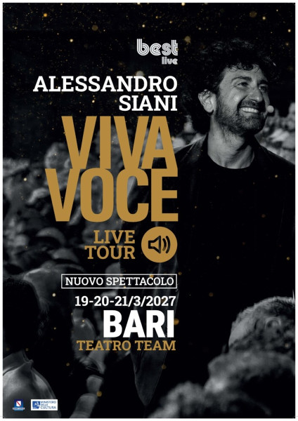Alessandro Siani in VIVAVOCE – Live Tour