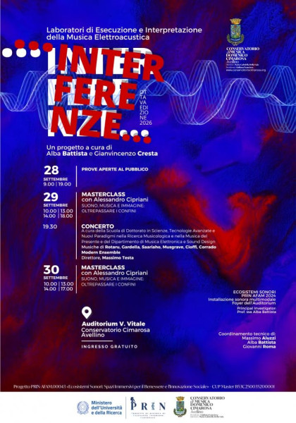 Concerto del Festival di Musica da Camera e «Nell’Arco del Palcoscenico»