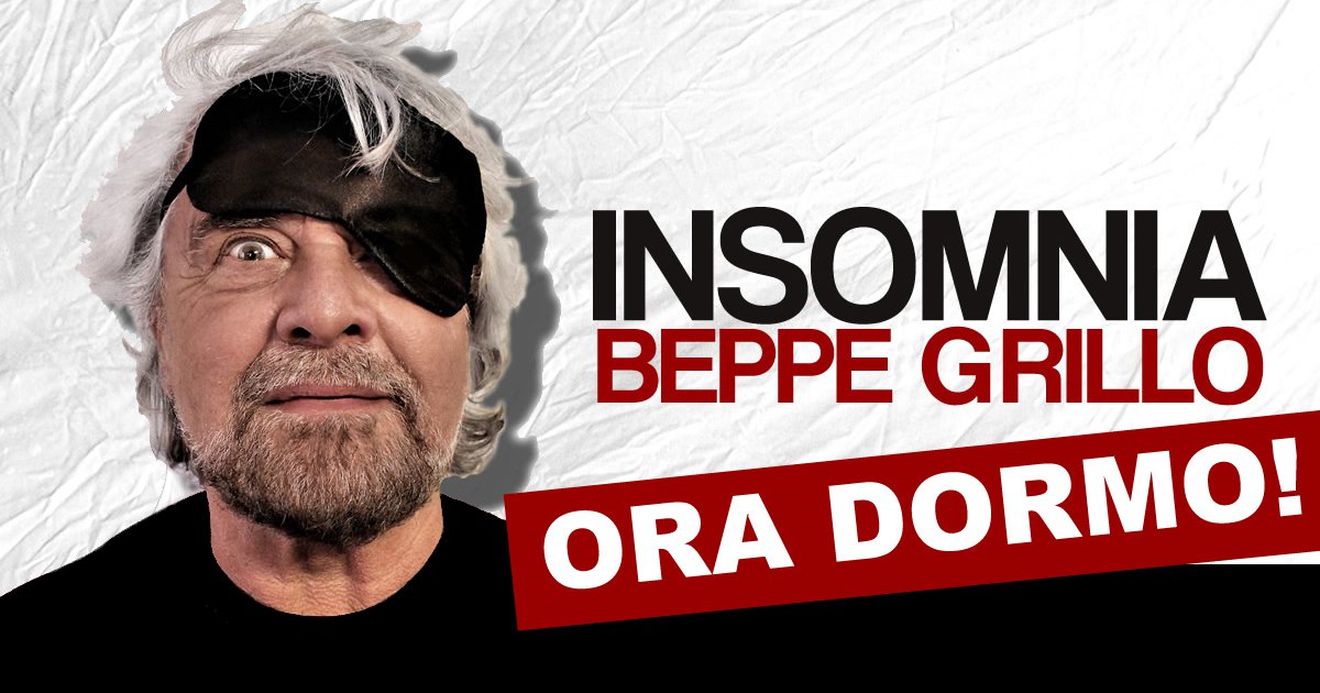 Beppe Grillo Insomnia