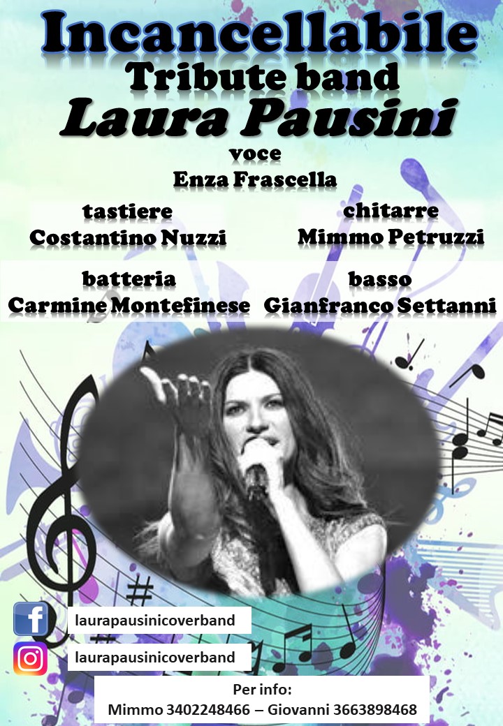 incancellabile coverband LAURA PAUSINI