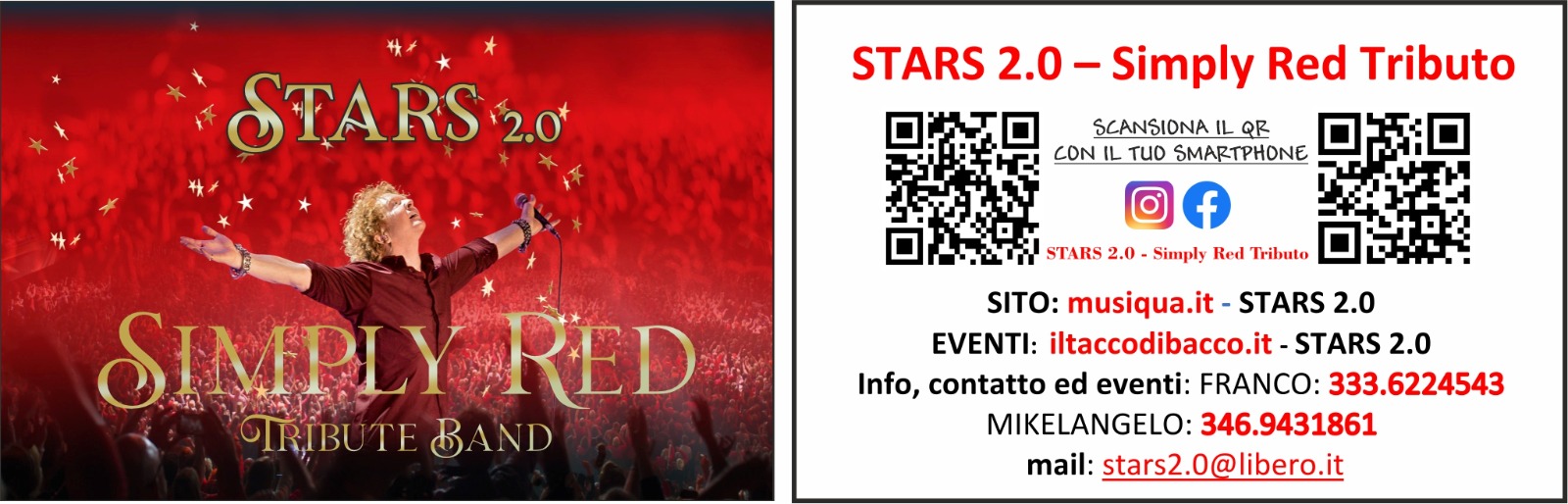 STARS 2.0 - SIMPLY RED Tributo