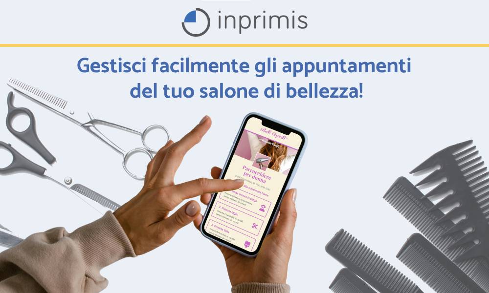 Inprimis.me software per gestione prenotazione parrucchieri