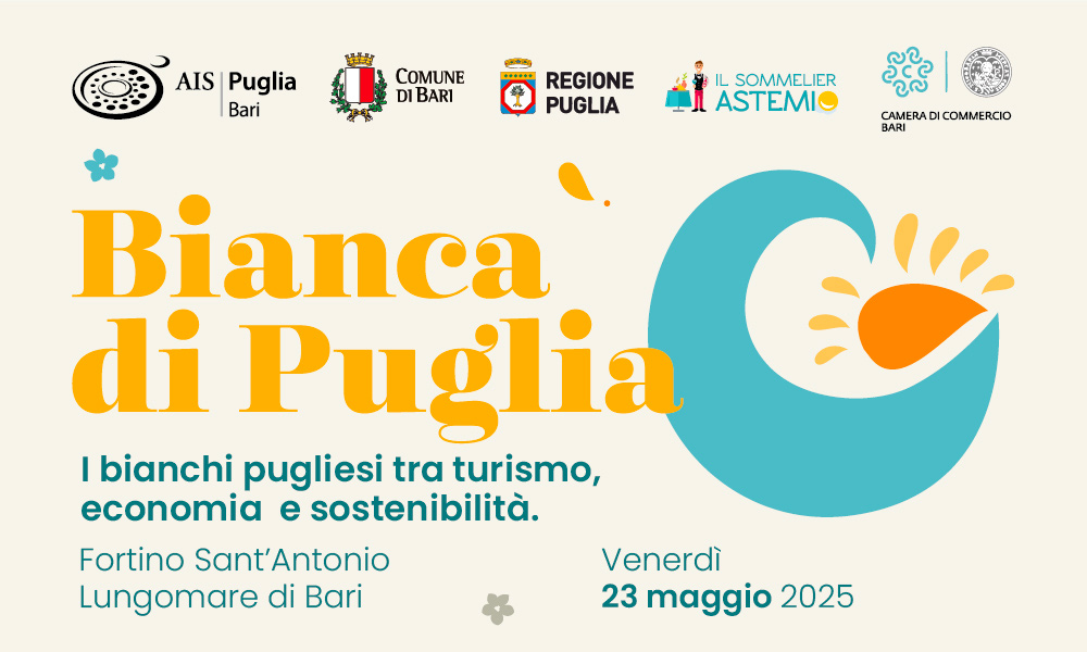 Bianca di Puglia 2025, festival dei vini bianchi pugliesi