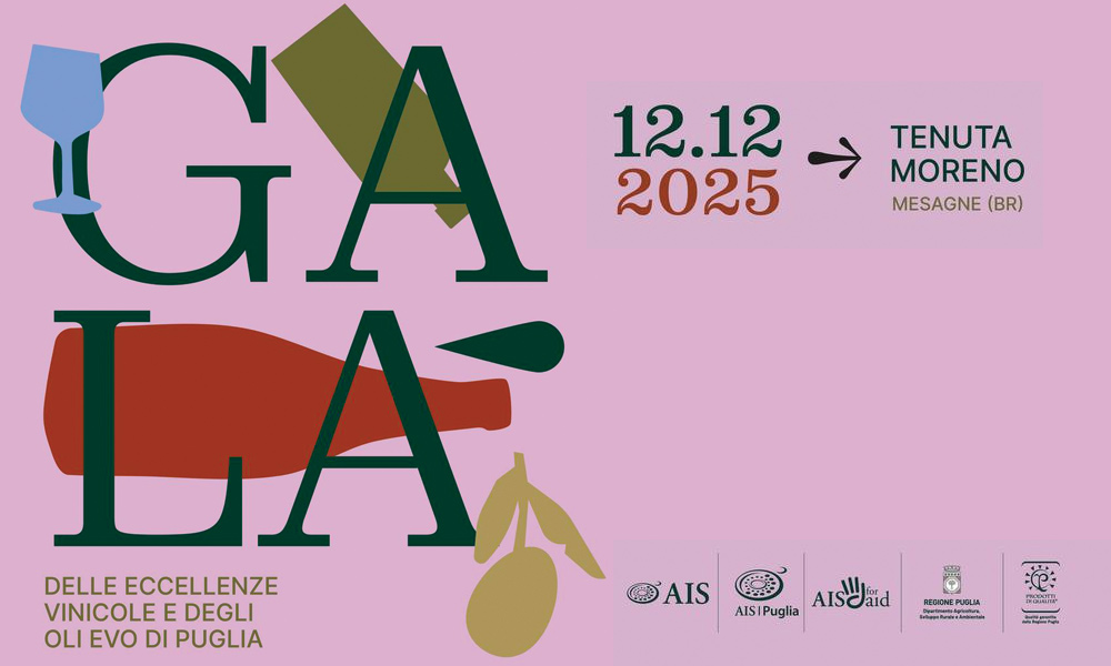 Galà delle eccellenze vinicole e degli oli evo di Puglia