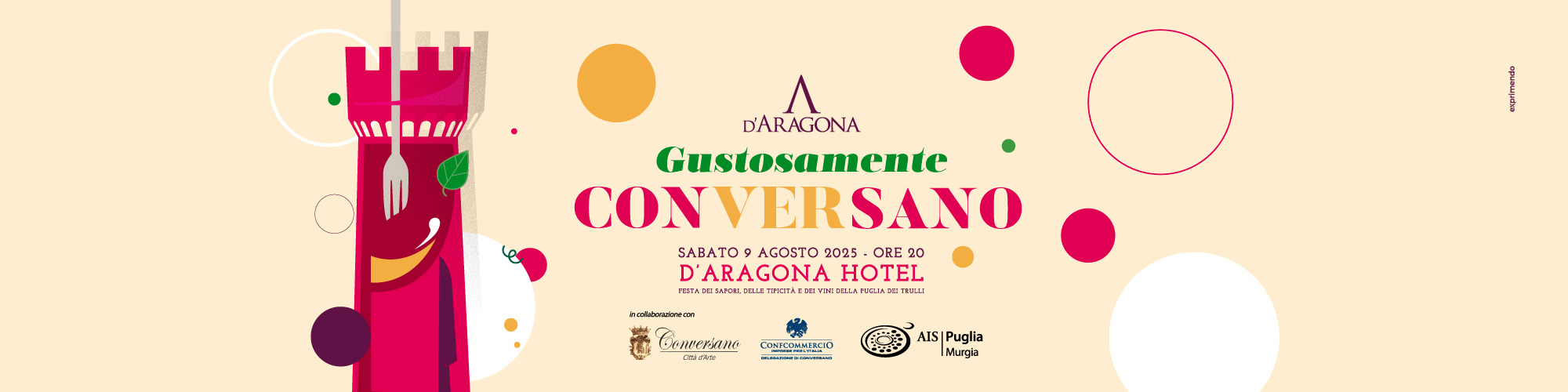 Gustosamente Conversano: la festa dei sapori pugliesi torna al D’Aragona Hotel