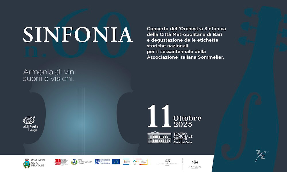 VINI E MUSICA SINFONICA AL TEATRO ROSSINI PER CELEBRARE I 60 ANNI DELL'ASSOCIAZIONE ITALIANA SOMMELIER